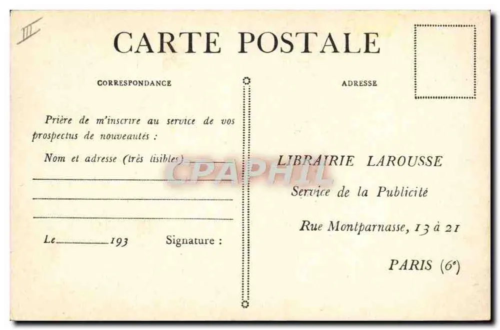 Auf dem Ausbildungsschiff "Couronne" — Nach der Geschichte der französischen Marine — Librairie Larousse - Rückseite