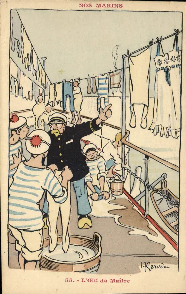 Unsere Seefahrer — Der Meisterblick — Serie 55, Verleger Rafinielli, Toulon - Vorderseite