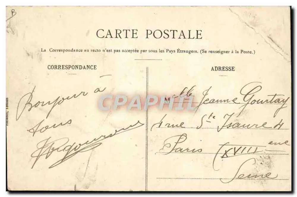 Nos marins — Premières armes — éditeur H. Kerivin - Rückseite