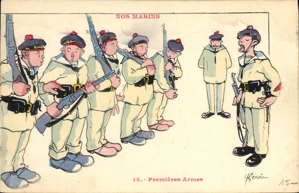 Unsere Matrosen — Erste Waffen — H. Reuvin, Nr. 15 - Vorderseite