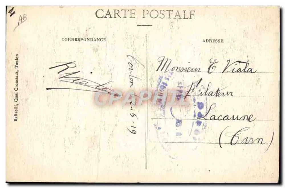 Unsere Matrosen — Die Embarkation — L. Perreire, Nr. 25 - Rückseite