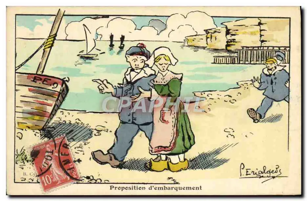 Proposta de embarque — P. Erialges — Edição G. V. B. C. - Frente