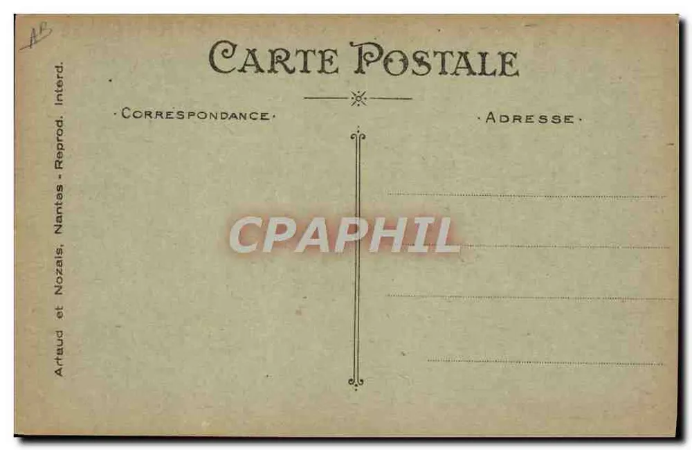 Die französische Marine — Kohlearbeit — Artaud et Nozais, Nantes - Rückseite