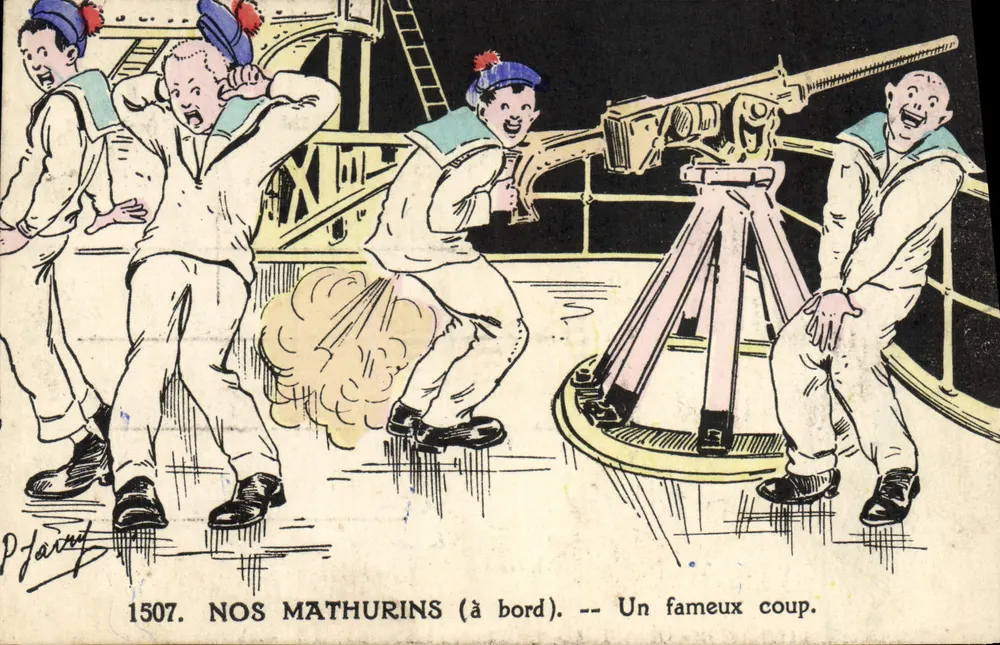 Unsere Mathurins (an Bord) — Ein berühmter Schuss — Pfairy, n° 1507 - Vorderseite