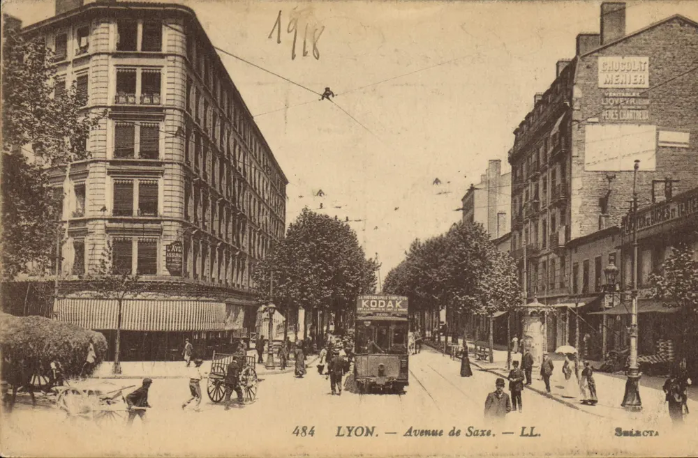 LYON — Avenida de Saxe — LL. — Sulecta - Frente