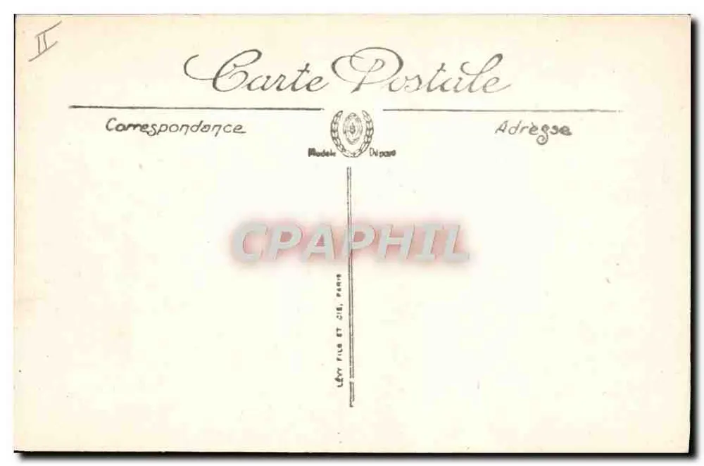 Le Havre — Boulevard Albert Ier und die Neue Mole — Verlag Lévy Frères et Cie, Paris - Rückseite