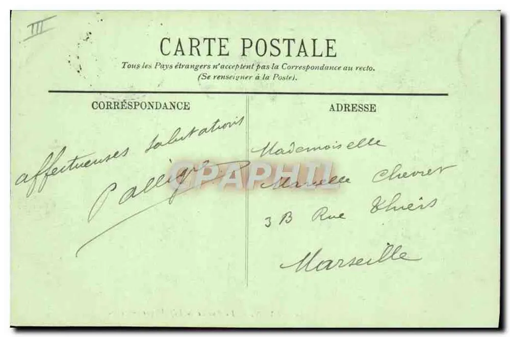 LYON — La Rue de la République — LL. n°36 - Achterkant