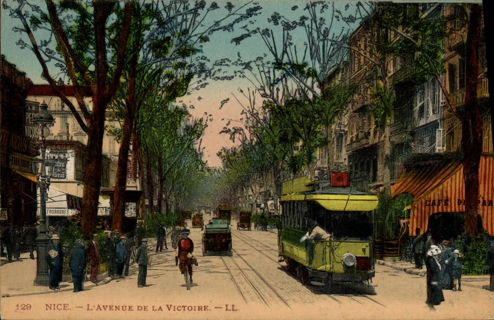 Nizza — L' Avenue de la Victoire — LL, n°129 - Voorkant