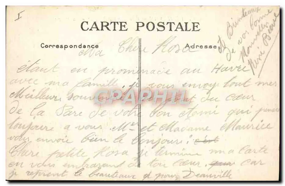Le Havre — Boulevard Albert 1er e la Spiaggia — G. F., Le Havre - Verso