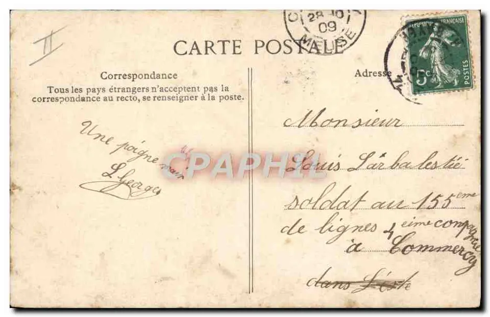 Paris — Vue aérienne de la Tour Eiffel avec biplan Wright — Éditeur E.P.D. n°71 - Rückseite