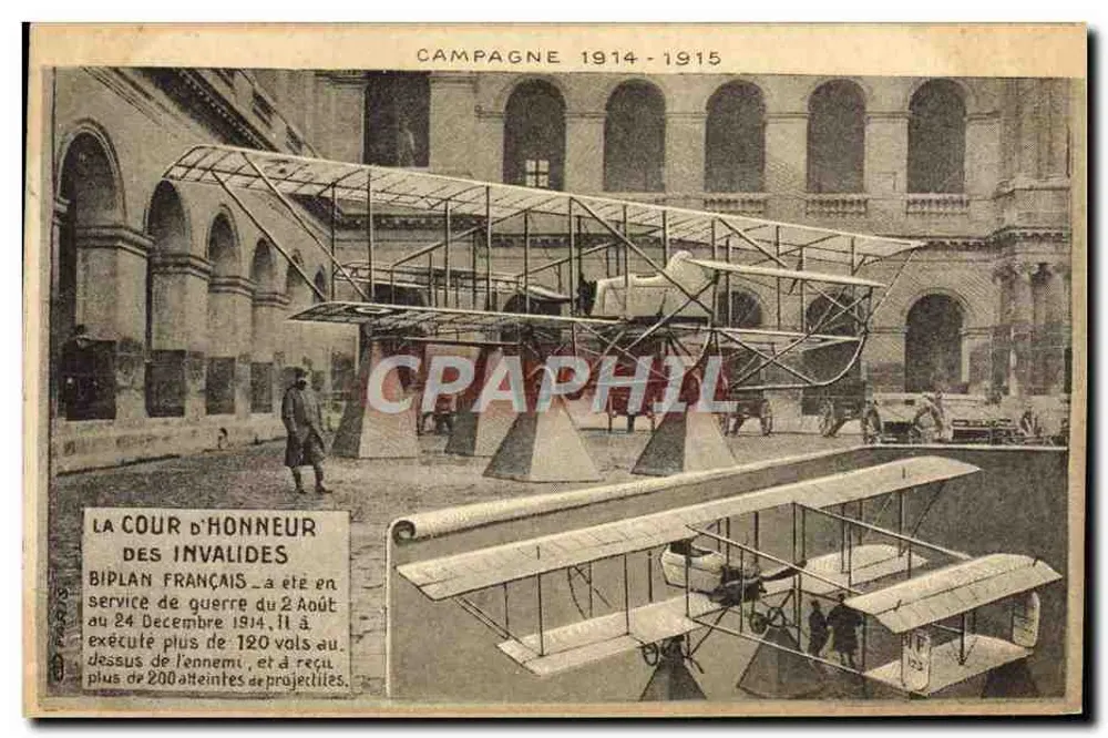 Militärische Luftfahrt — Kampagne 1914-1915 — Cour d'Honneur des Invalides - Vorderseite
