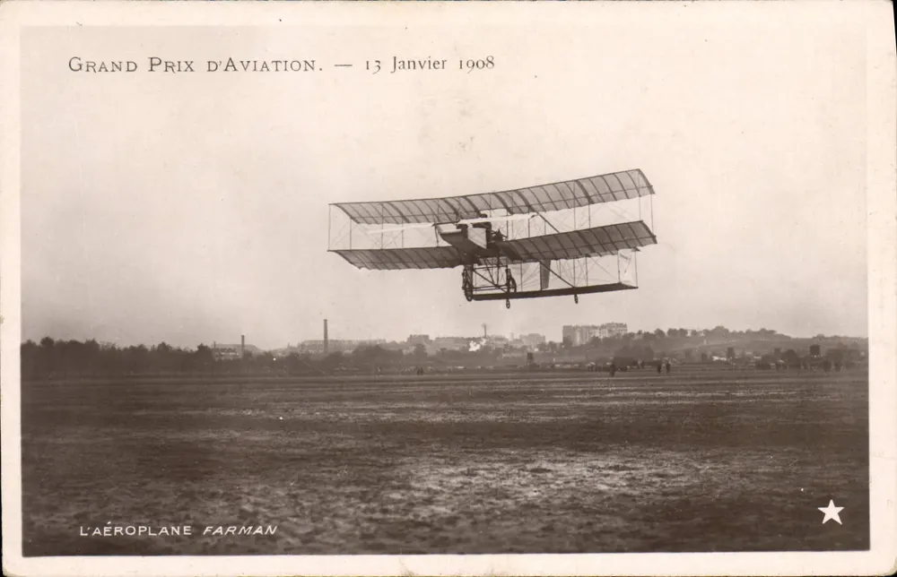 Grand Prix d'Aviation — 13. Januar 1908 — L'Aéroplane Farman - Vorderseite