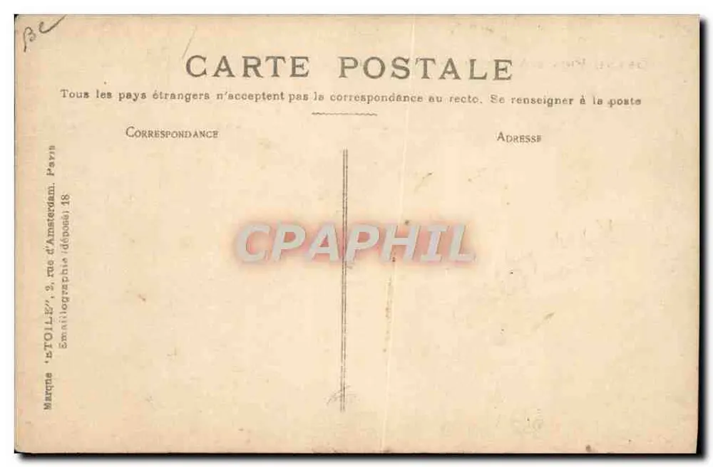 Grand Prix d'Aviation — 13. Januar 1908 — L'Aéroplane Farman - Rückseite