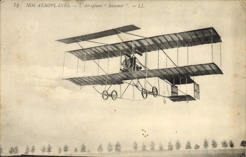 O Avião "Sommer" — LL. — Série 72, coleção "Nossos Aviões" - Frente