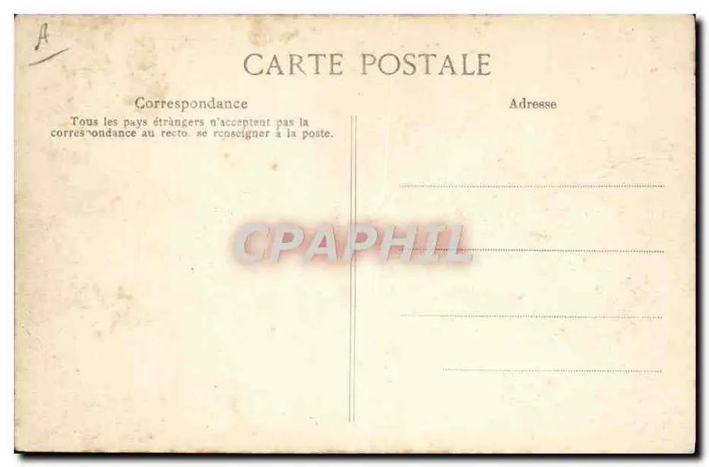 O Conde DE LAMBERT no Biplano WRIGHT, francês — n° 261 — Editor ELPD - Verso