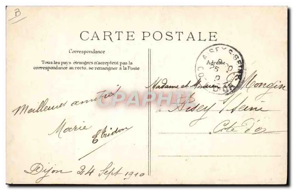 Martinet sobre Biplano H. Farman — 216 — editor - Verso