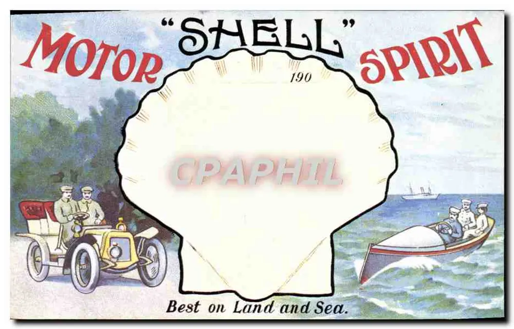 Motor 'Shell' Spirit — 190 — Melhor em Terra e Mar - Frente