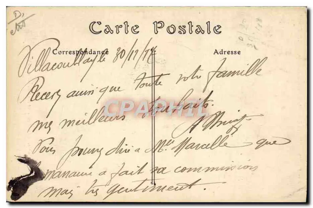 Paris Moderne — Chauffeuse d’Autotax. ND. Phol. — Série 2890 - Verso