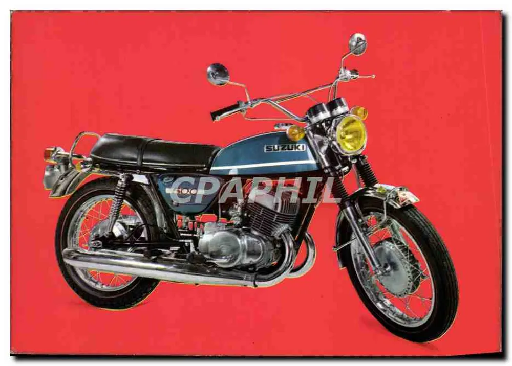 Suzuki T 500 — Sieg beim Bol d'Or 1970 — Sammlung Les Plus Belles Motos du Monde N° 11, M.D. Paris - Vorderseite