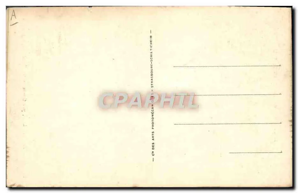 Parachutensprung von Garnerin — 22. Oktober 1797 — CH des Arts Photowécán - Straßburg - Rückseite
