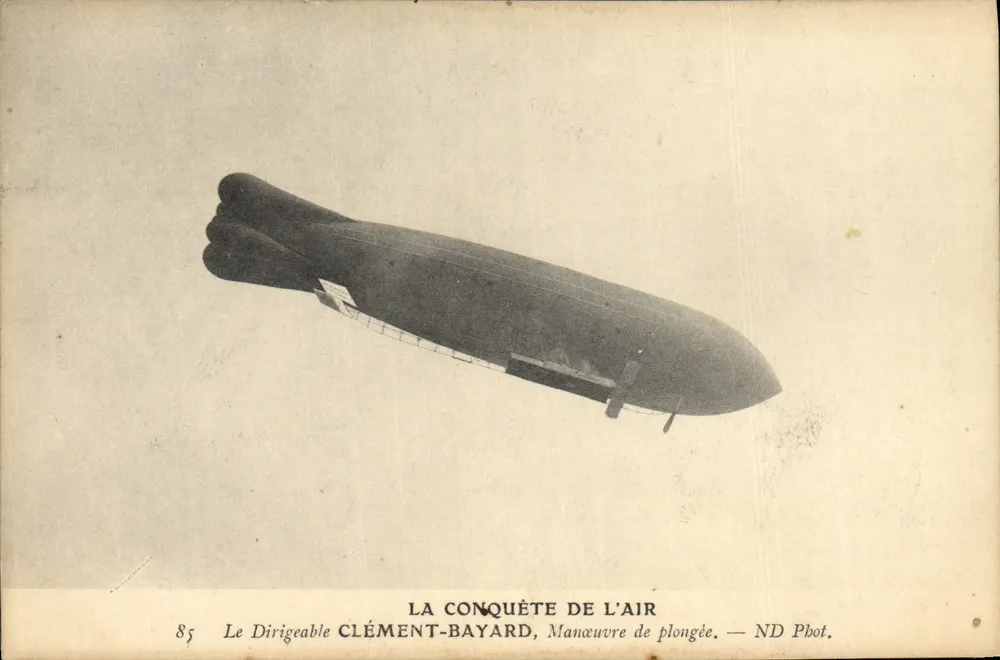 Das Luftschiff CLÉMENT-BAYARD — Tauchmanöver — ND Fotografie - Vorderseite