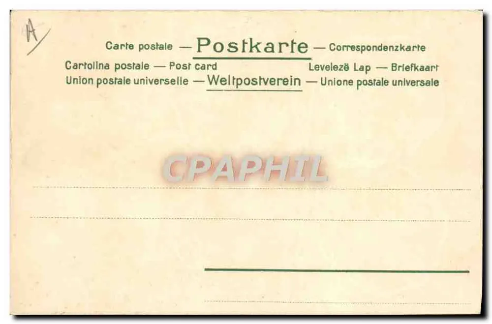 Scène humoristique — homme en bonnet rouge tenant une épée devant des berceaux de bébés — éditeur Dittmar Zehnter, n° 144 - Rückseite