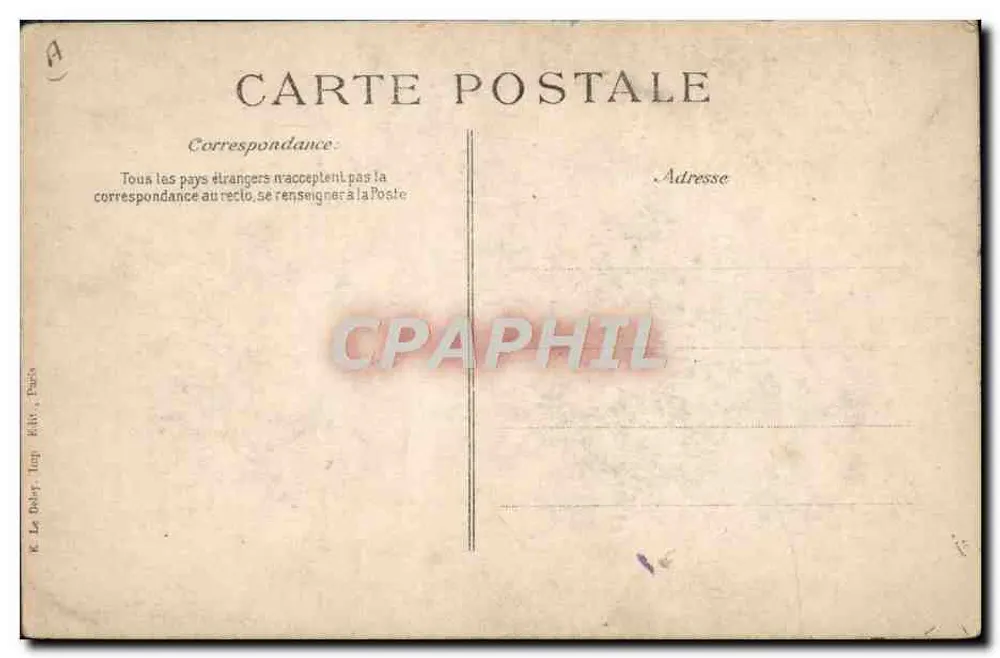 Catastrophe de la "Liberté" — Les épaves — Éditeur : K. Le Duter, Toulon, Paris - Rückseite