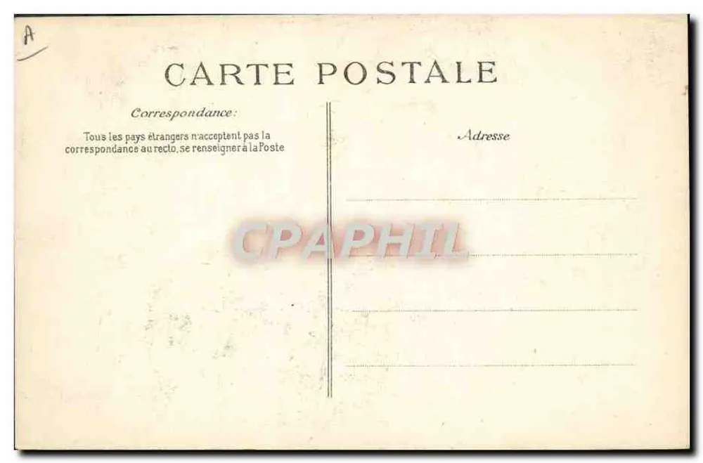 Catástrofe do "Liberté" — explosão na enseada de Toulon — Editor E.P.D. n° 148 - Verso