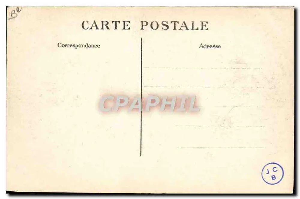 Trauerfeier für die Opfer des Untergangs des Panzerschiffes "Liberté" — Die Admirale — E.P. PARIS - Rückseite