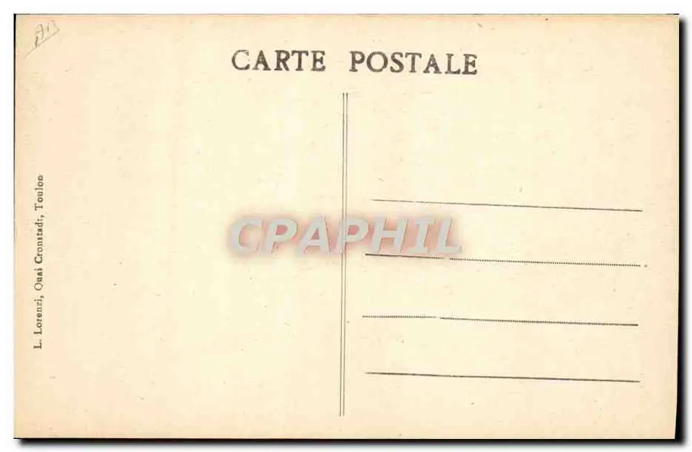 I Nostri Marittimi — Prima dell'ispezione — H. Geniès, n°13 - Verso