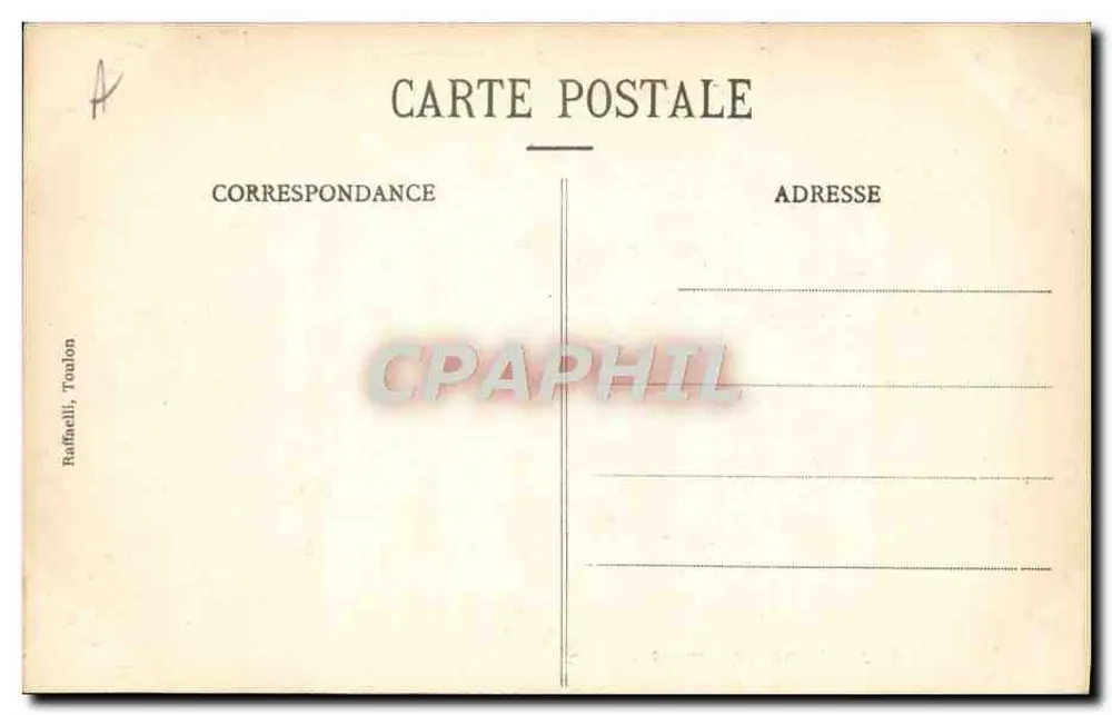 Unsere Matrosen — Die Embarkation — Raffaelli, Toulon - Rückseite