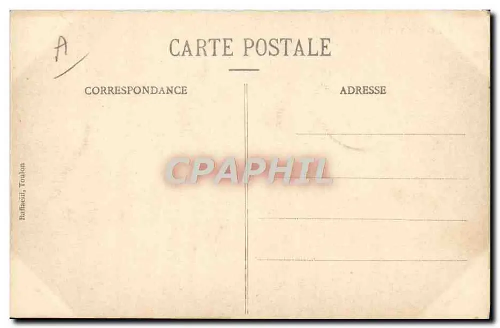 Unsere Matrosen — Die Inspektion der Taschen — Reflaccil, Toulon - Rückseite