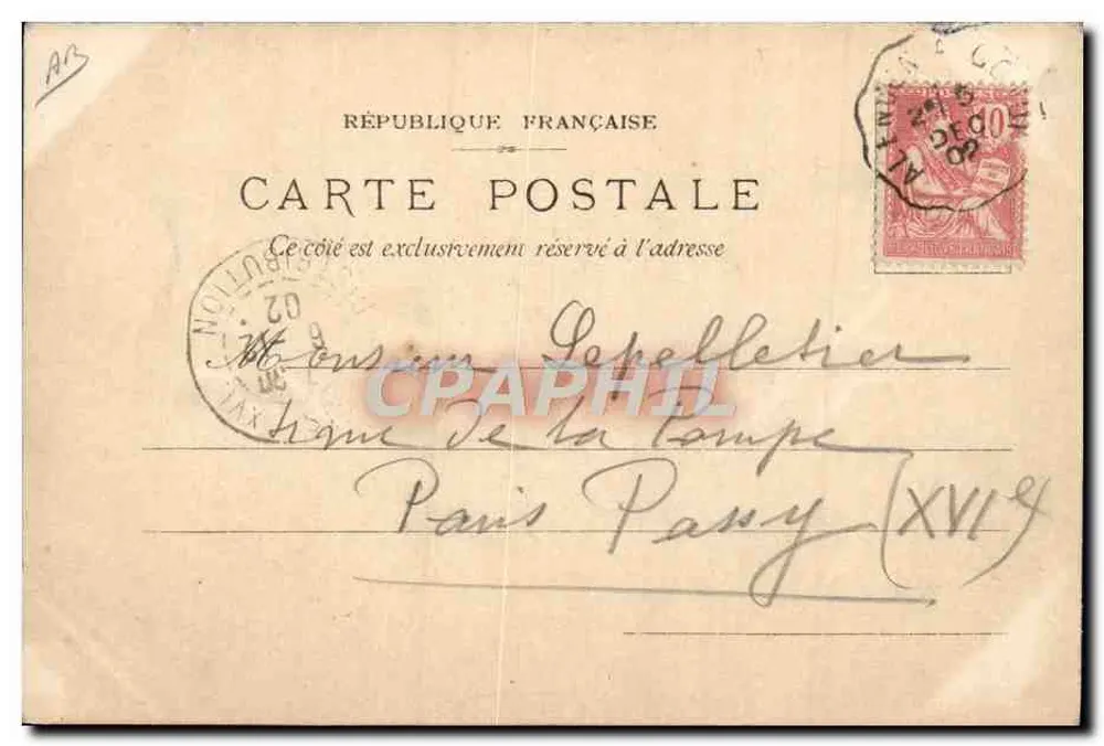 Pyrénées — Diarritz et Pau — éditeur B. Hargo & Cie - Verso