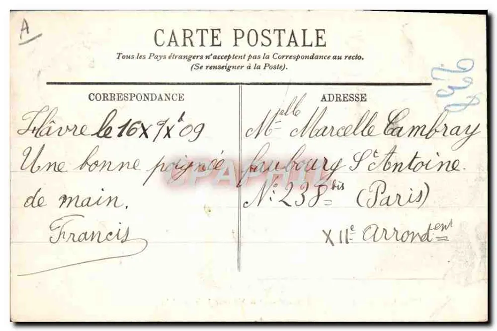Le Havre — Der Maritime Boulevard und die Neue Mole — LL. — N° 89 - Rückseite
