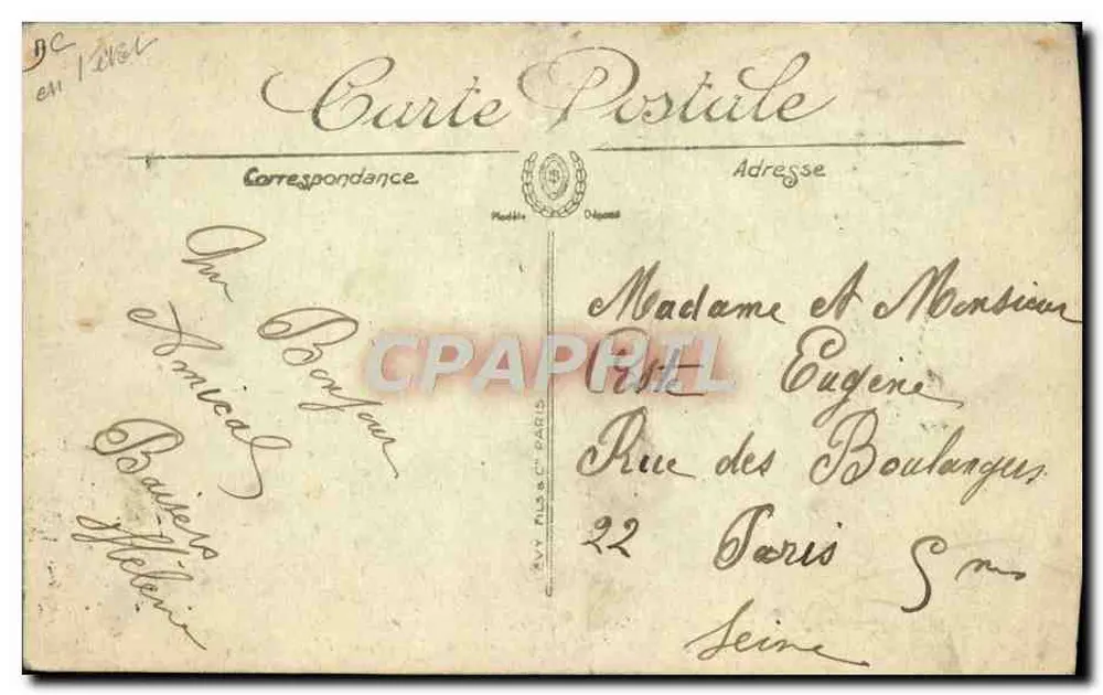 Royat — Der Brücke und die Avenue de Clermont-Ferrand — LL. - Rückseite
