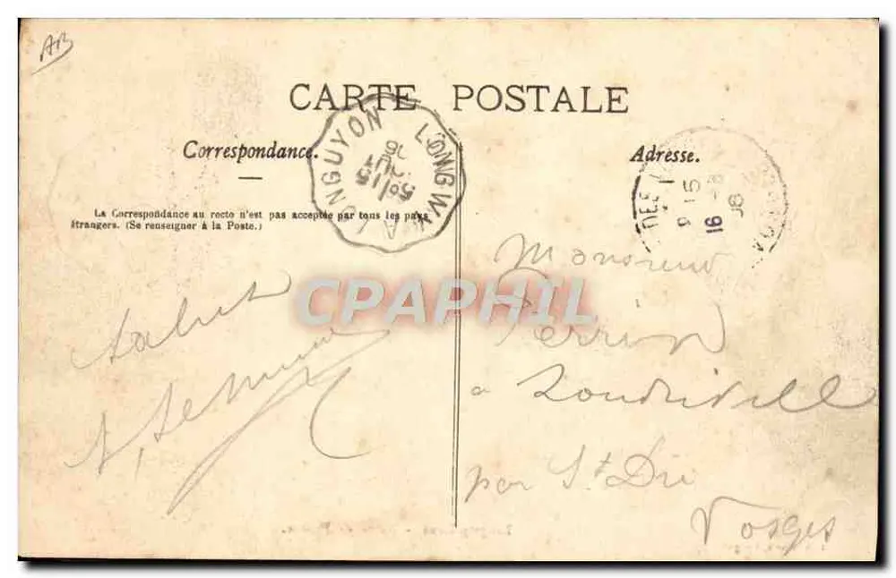 Longroy-Haut - Porte de France — J.-B. Marie, Longwy - Rückseite