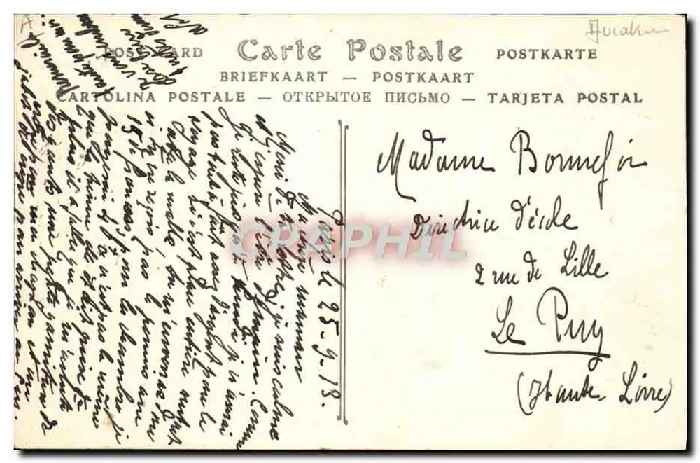Paris — Flugzeug der Rennklasse auf dem Weg nach Issy-les-Moulineaux, vor der Eiffelturm — unbekannter Verlag, Nr. 3557 - Rückseite