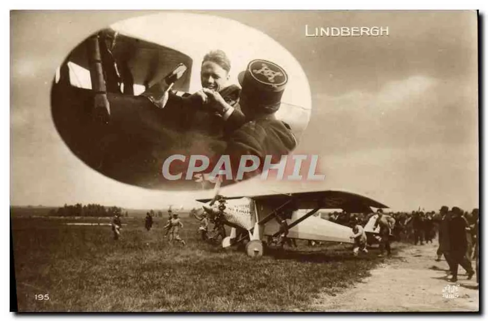 Charles Lindbergh — piloto de aviação — editor desconhecido, n° 195 - Frente