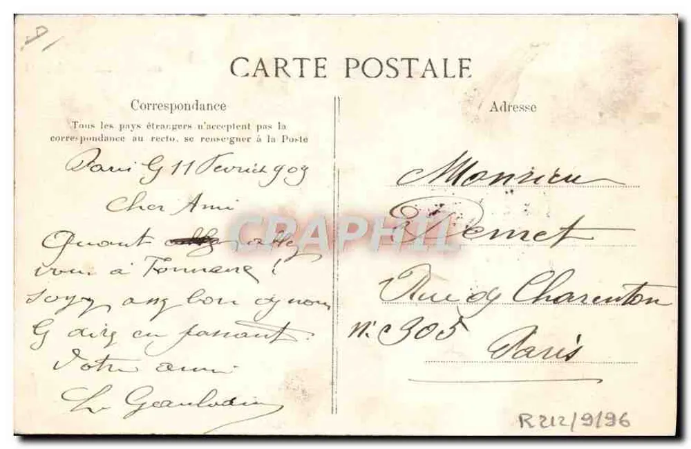 Automobilmesse 1906 — Fiat Stand — Verlag Hélio F. Le Deley, Paris - Rückseite