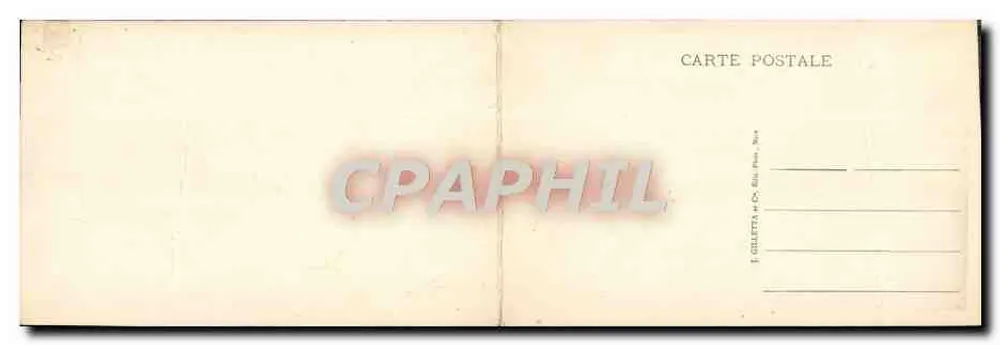 Carling-Home 2, Louvet - Nice — Struktur der Carling 10×2-43 — Verlag L. Cilietta - Rückseite