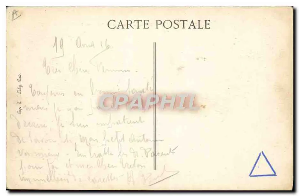 Bray-sur-Somme — Convoi de ravitaillement — éditeur impr. Bray-sur-Somme - Rückseite