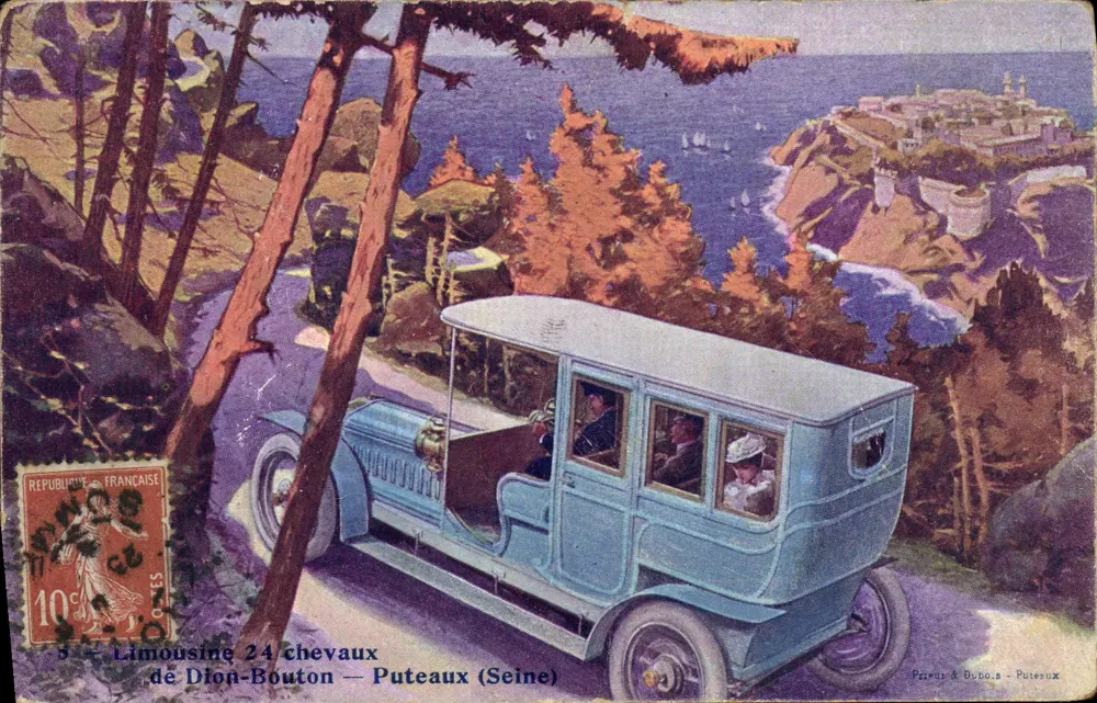 Limousine 24 Pferdestärken — de Dion-Bouton — Puteaux (Seine) — Pireux & Bubo.s - Puteaux - Vorderseite