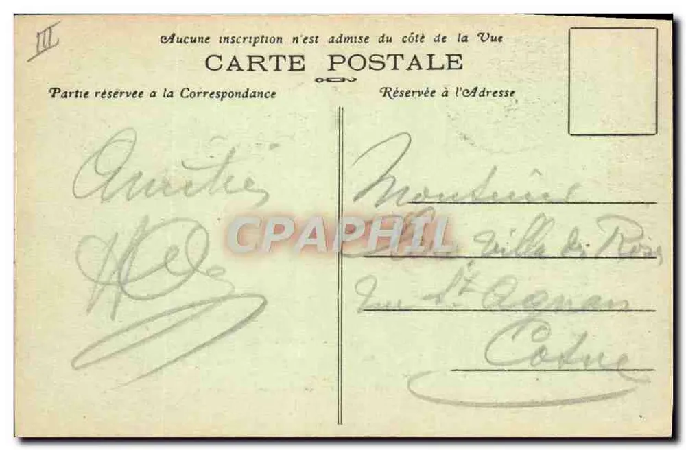 Decreto municipal: a interpretação dos textos — Sorriso do Morvan — Vve G Gervais, editora, Saulieu - Reprod. interu. - Verso