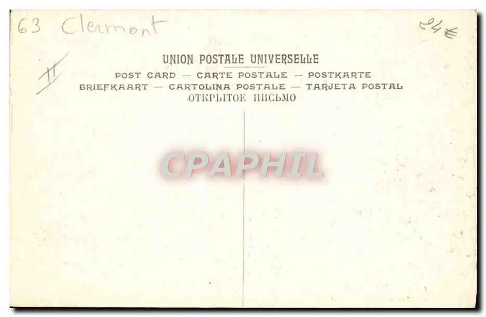 Die Michelin-Werkstatt — Eine Gruppe von Generatoren — Universal Postale Union - Rückseite