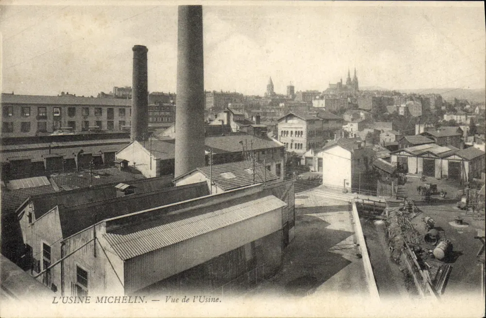 Die Michelin-Fabrik — Ansicht der Fabrik - Vorderseite