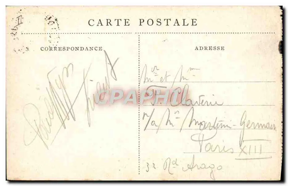 Verdun - Rue Saint-Pierre — Kriegsszene 1916 — L.C.H. Visé - Rückseite