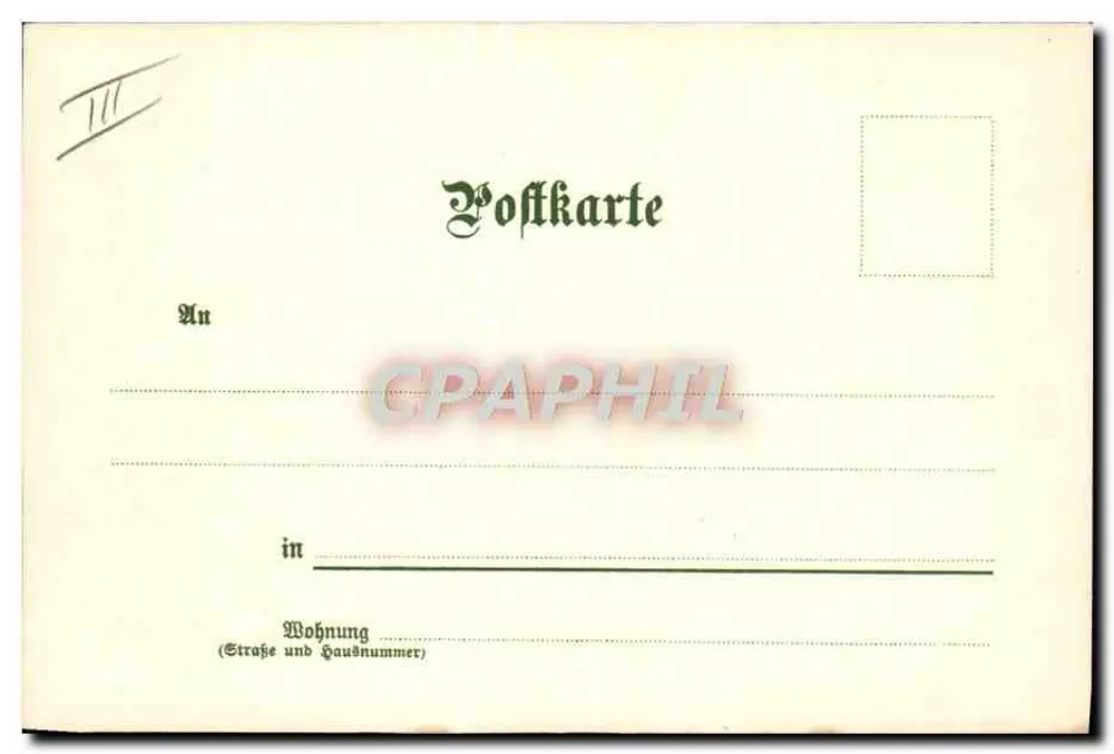 Castelo de Godesberg — vista com cerejeira em flor — editor König Heidelberg, n° 78 - Verso