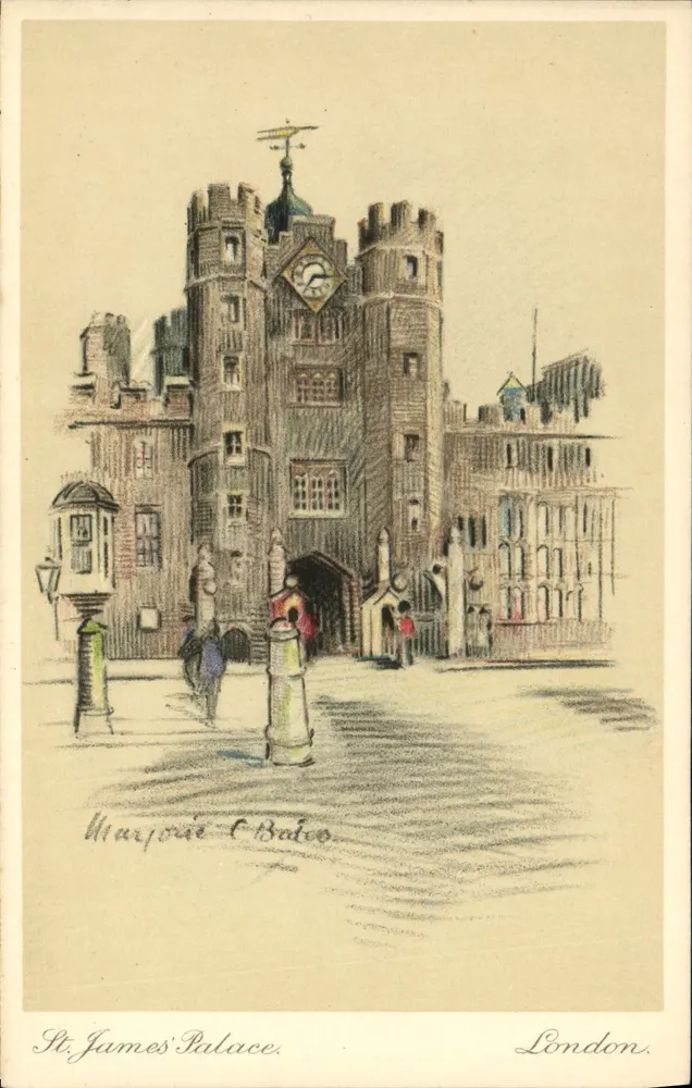 Palazzo di San Giames — Londra — Marjorie C. Balco - Recto