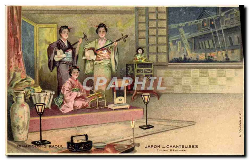 Japão — Cantoras — Edição Reservada — R. Doussin & C° - Frente
