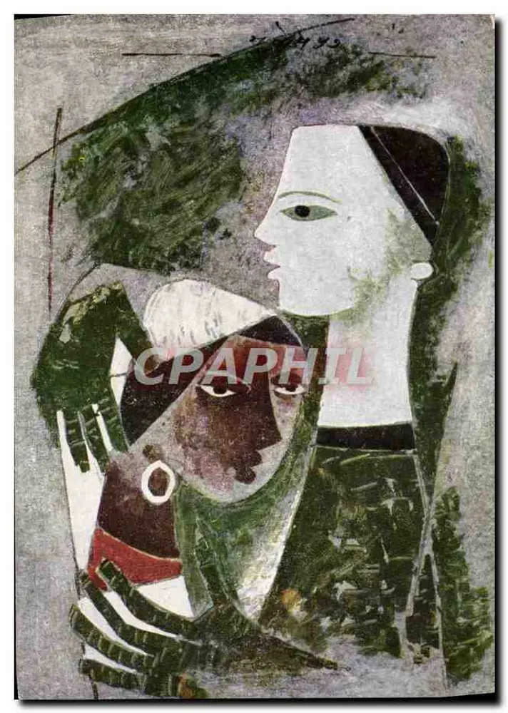 Amantes — obra de Pablo Picasso — edição Air India - Frente